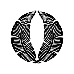 芭蕉紋・抱き芭蕉（だきばしょう）