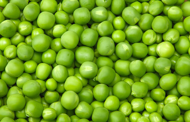 fresh green peas background. green peas texture