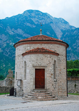 The Chiesa San Michele chapel in Venzone, northern Italy. The chapel crypt houses 17th century mummies.
