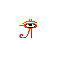 vector egyptian symbol logo