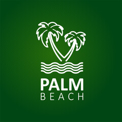 vector palm beach logo