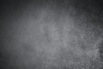 Abstract texture of dark gray vintage cement or concrete wall background. School education, dark wall backdrop, template for learning board concept.