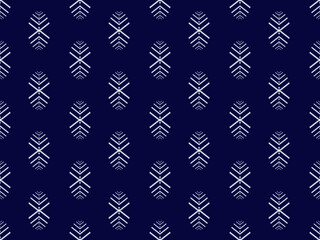Aztec Style Tribal Ethnic Vector Texture Tribal embroidery. india, scandinavian, gypsy, folk pattern design for background, carpet, wallpaper, clothing, wrap, batik, fabric, embroidery, style, vector