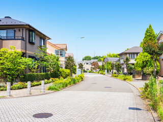 閑静な住宅街　無電柱化タウン
