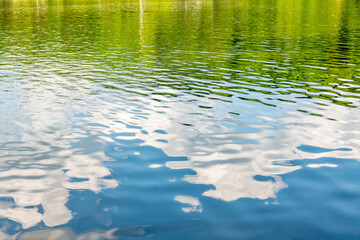 Lake ripples and Reflections