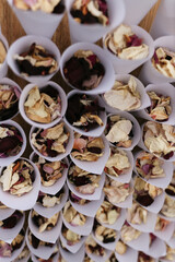 Fototapeta premium Wedding Rose Petal Confetti