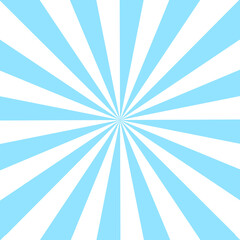 水色の放射線　集中線　注目　背景
