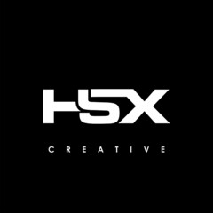 Fototapeta premium HSX Letter Initial Logo Design Template Vector Illustration