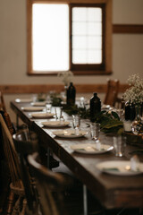 Reception Table Set up 