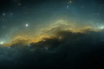 Weltraumhintergrund mit extrasolarem Nebel © Peter Jurik