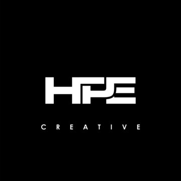 HPE Letter Initial Logo Design Template Vector Illustration