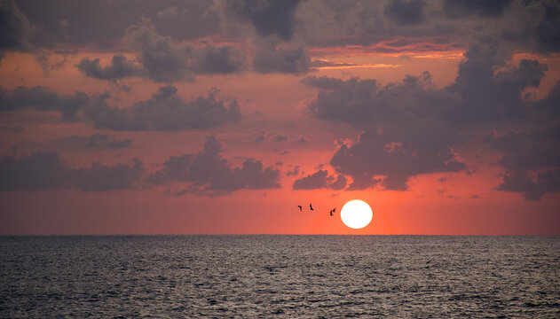 sunrise over the sea