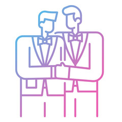 gay wedding icon