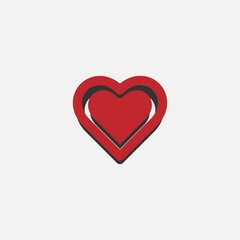 Heart Love Icon Vector Illustration