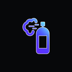 Air Freshener blue gradient vector icon