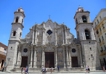 Fototapeta premium Cathedral in Havana. Cuba
