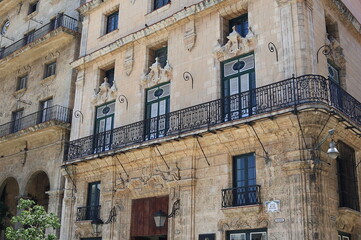 Urban architecture of Havana.