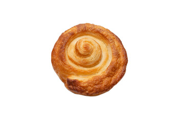 Tasty puff isolated on a white background.