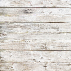 Old wooden natural texture painted, scratched and flaked. Light old wood background from planks. Vintage painted boards.