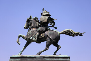 Obraz premium 皇居外苑の楠木正成像