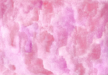 Delicate pink Elegant watercolor background. Hand drawn ink stains, brush strokes.