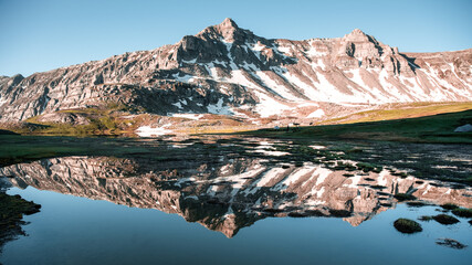 Sunrise and sunset in Mercantour
