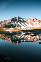 Sunrise and sunset in Mercantour