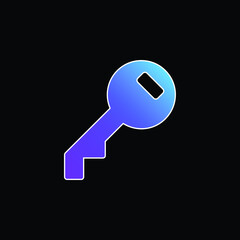Access Key Filled Circular Tool blue gradient vector icon