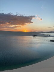 Pôr do sol - Lagoa do Amâncio - Jericoacoara - CE 