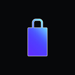 Bag blue gradient vector icon
