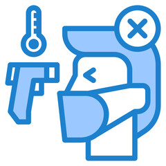 people blue style icon