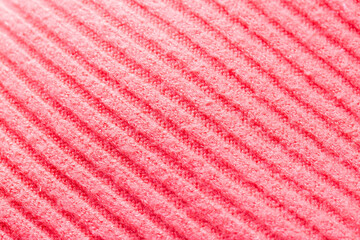 Pink sweater in a line, background, macro, traditional