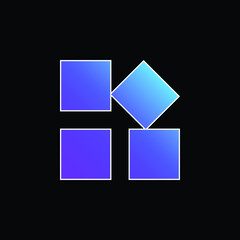 App blue gradient vector icon