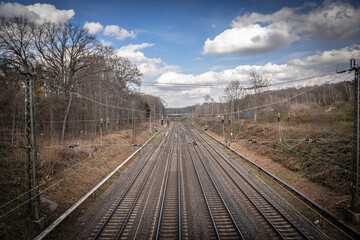 Fototapeta premium Schienen