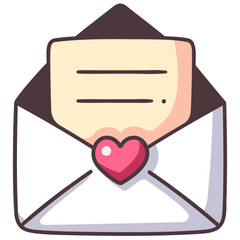 open love mail icon