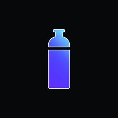 Bottle blue gradient vector icon