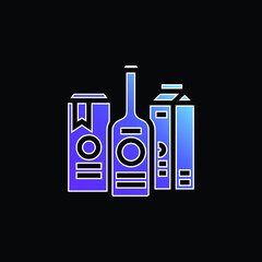 Brand blue gradient vector icon