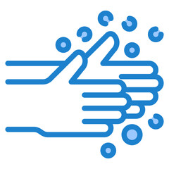 handwash blue style icon