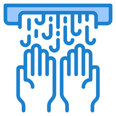 hygiene blue style icon