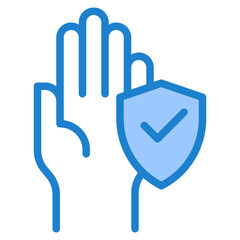 protect blue style icon