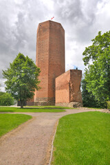 Mysia wieża na zamku w Kruszwicy - obrazy, fototapety, plakaty