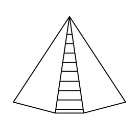 pyramid line style