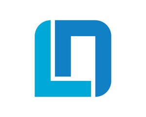 ln logo icon template symbol