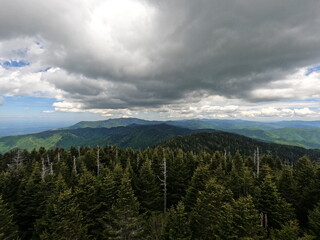 landscape with sky clingmans dome tennessee knoxville gatlinburg