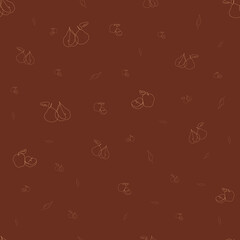 light pattern with apples