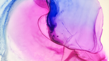 Alcohol ink. Contemporary Wallpaper. White