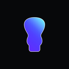 Bottle blue gradient vector icon