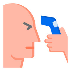 scan flat style icon