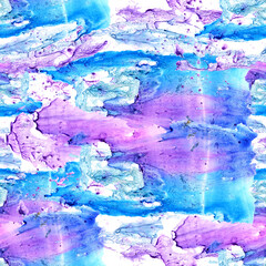 Obraz na płótnie Canvas seamless pattern watercolor texture monotype, abstract watercolor painting