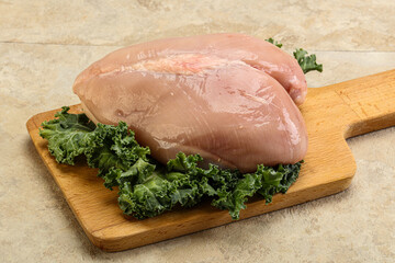 Whole skinless chicken breast fillet